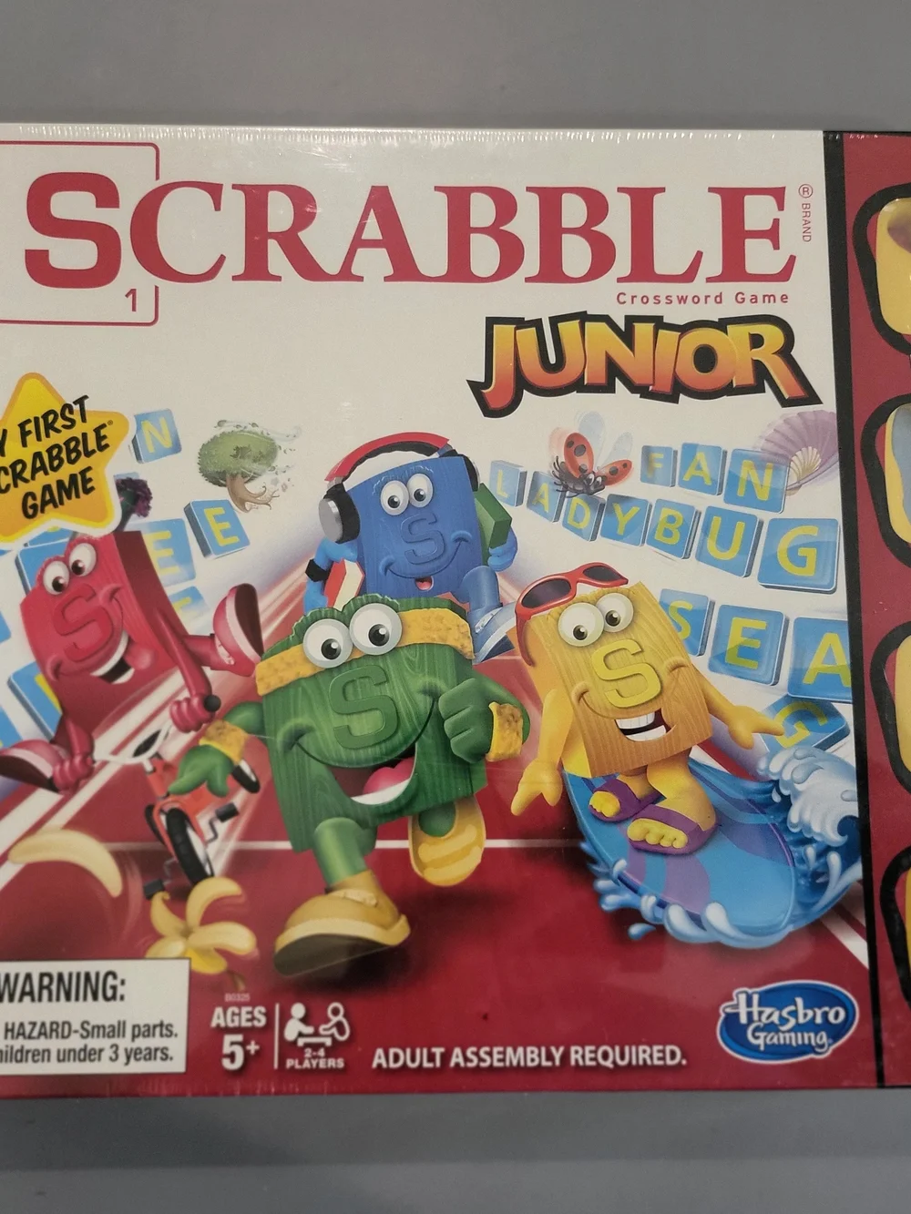 NEW Sealed Hasbro Scrabble Junior Kids Board Game